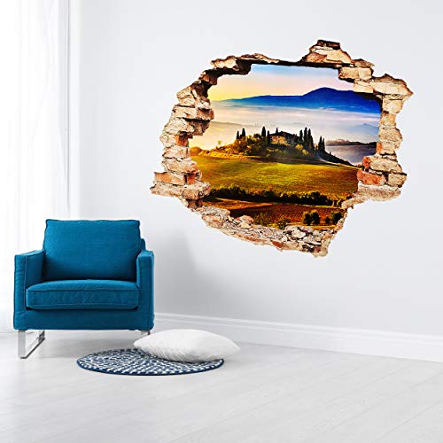 alles-meine.de GmbH große XXL - Wandsticker - Italien - Toskana - Loch in der Wand - 87 cm - Wandtattoo/Wandaufkleber - wiederverwendbar + wasserfest + selbstklebend - Aufklebe.. von alles-meine.de GmbH