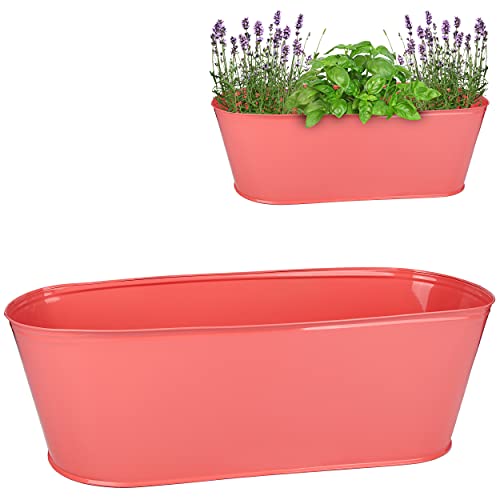 alles-meine.de GmbH großer XL - Topf/Blumentopf Farbwahl Metall - Ø 50 cm - rosa/lachs/pink - oval - länglich - groß - Eimer/Dekotopf - Übertopf - rostfrei Blech - bu.. alles-meine.de GmbH großer XL - Topf/Blumentopf Farbwahl Metall - Ø 50 cm - rosa/lachs/pink - oval - länglich - groß - Eimer/Dekotopf - Übertopf - rostfrei Blech - bu.. von alles-meine.de GmbH