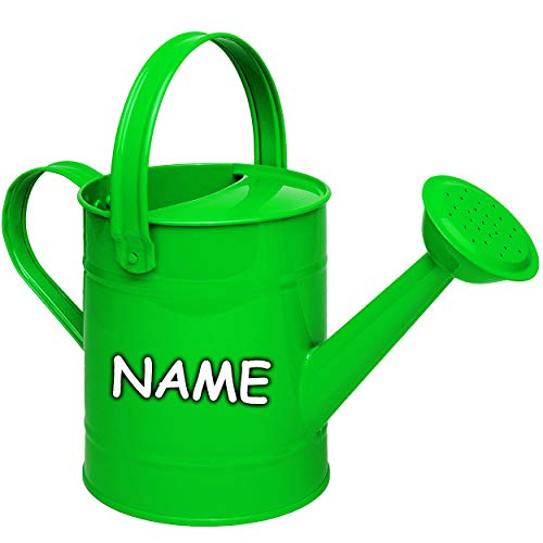 alles-meine.de GmbH kleine Gießkanne - Metall - grün/apfelgrün - 1,5 Liter - inkl. Name - für Kinder & Erwachsene - 23 cm - Blech Kindergießkanne - Henkel beweglich - Giesskann.. alles-meine.de GmbH kleine Gießkanne - Metall - grün/apfelgrün - 1,5 Liter - inkl. Name - für Kinder & Erwachsene - 23 cm - Blech Kindergießkanne - Henkel beweglich - Giesskann.. von alles-meine.de GmbH