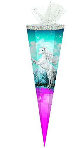 alles-meine.de GmbH komplette Füllung - Circa 200 Teile - für Schultüte - Einhorn - Unicorn - 6-eckig - für ALLE Zuckertüte - mit/ohne Kunststoff Spitze - für Mädch.. von alles-meine.de GmbH