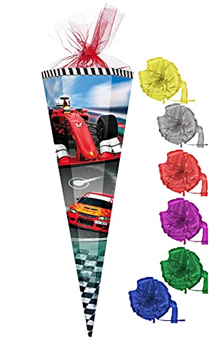 alles-meine.de GmbH komplette Füllung - Circa 200 Teile - für Schultüte - Racing/Rennauto - eckig - für ALLE Zuckertüte - mit/ohne Kunststoff SPI.. von alles-meine.de GmbH