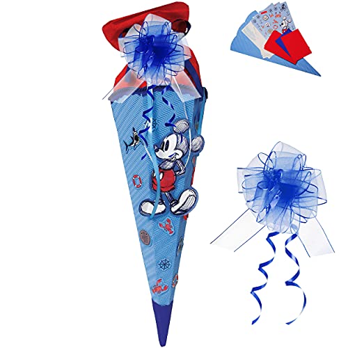 alles-meine.de GmbH komplette Füllung - Circa 200 Teile - für BASTELSET Schultüte - - Mickey Mouse - mit/ohne Kunststoff Spitze - für ALLE Zuckertüte - inc.. von alles-meine.de GmbH