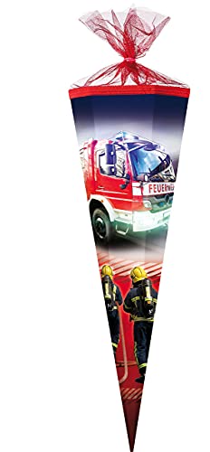 alles-meine.de GmbH komplette Füllung - Circa 200 Teile - für Schultüte - Feuerwehr - eckig - für ALLE Zuckertüte - mit/ohne Kunststoff Spitze - für Jungen - Auto R.. von alles-meine.de GmbH