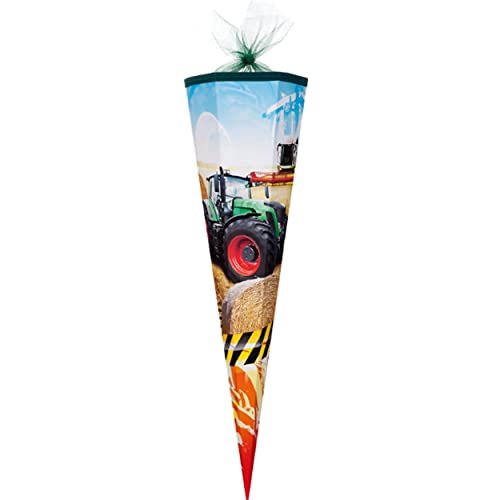 alles-meine.de GmbH komplette Füllung - Circa 200 Teile - für Schultüte - Traktor - mit Tüll - 6 - eckig für ALLE Zuckertüte ALLE von alles-meine.de GmbH
