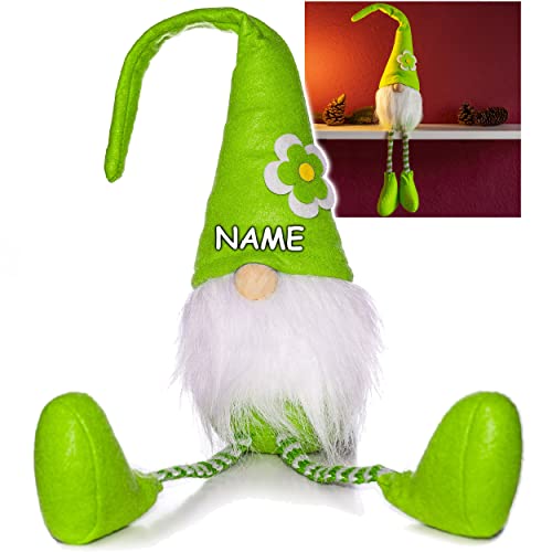 alles-meine.de GmbH lustiger Wichtel/Zwerg 63 cm groß grün - mit Blume - inkl. Name - für Sommer & Winter - Weihnachten - Plüschtier/Kantenhocker/Türstopper - Weihnach.. alles-meine.de GmbH lustiger Wichtel/Zwerg 63 cm groß grün - mit Blume - inkl. Name - für Sommer & Winter - Weihnachten - Plüschtier/Kantenhocker/Türstopper - Weihnach.. von alles-meine.de GmbH