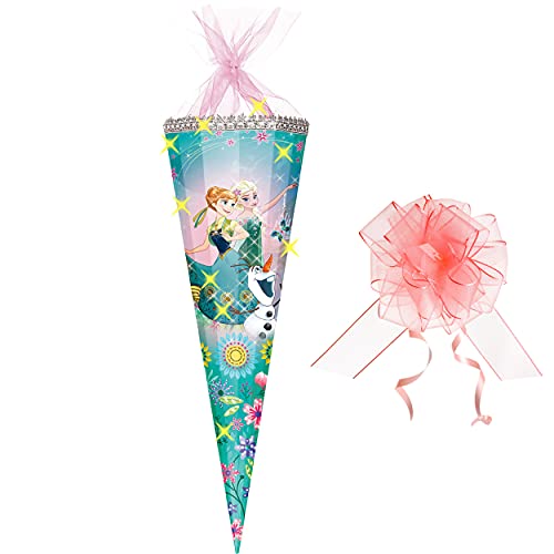 alles-meine.de GmbH mit 3-D Glitzer Effekt ! - Schultüte - die Eiskönigin - Frozen - 70 cm - rund - incl. Schleife - Organza Abschluß - Zuckertüte - mit/ohne Kunststoff SPI.. alles-meine.de GmbH mit 3-D Glitzer Effekt ! - Schultüte - die Eiskönigin - Frozen - 70 cm - rund - incl. Schleife - Organza Abschluß - Zuckertüte - mit/ohne Kunststoff SPI.. von alles-meine.de GmbH