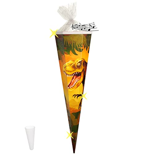 alles-meine.de GmbH mit LED Licht & Sound Effekt Modul ! Schultüte - Dinosaurier - Tyrannosaurus Rex - 70 cm - Filzabschluß - Zuckertüte - mit/ohne Kunststoff Spitze - .. alles-meine.de GmbH mit LED Licht & Sound Effekt Modul ! Schultüte - Dinosaurier - Tyrannosaurus Rex - 70 cm - Filzabschluß - Zuckertüte - mit/ohne Kunststoff Spitze - .. von alles-meine.de GmbH