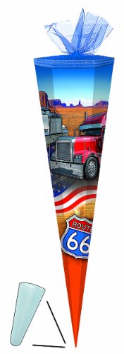 alles-meine.de GmbH personalisierte Tüll - Schleife - verschiedenes Zubehör frei wählbar - passend für Schultüte - Trucks Route 66-50/70 / 85 cm - mit/ohne Kunststoff Spitz.. alles-meine.de GmbH personalisierte Tüll - Schleife - verschiedenes Zubehör frei wählbar - passend für Schultüte - Trucks Route 66-50/70 / 85 cm - mit/ohne Kunststoff Spitz.. von alles-meine.de GmbH