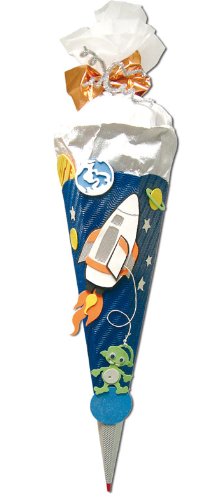 alles-meine.de GmbH stabile Spitze - aus Kunststoff - verschiedenes Zubehör frei wählbar - passend für BASTELSET Schultüte - Space 50/85 cm mit Tüllabschluß 6 - eckig - Zuckert.. alles-meine.de GmbH stabile Spitze - aus Kunststoff - verschiedenes Zubehör frei wählbar - passend für BASTELSET Schultüte - Space 50/85 cm mit Tüllabschluß 6 - eckig - Zuckert.. von alles-meine.de GmbH