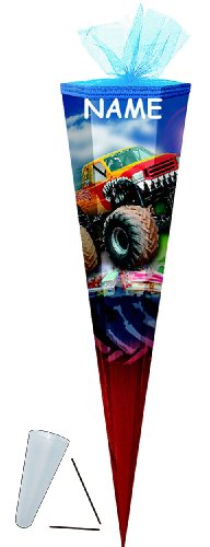 alles-meine.de GmbH stabile Spitze - aus Kunststoff - verschiedenes Zubehör frei wählbar - passend für Schultüte - Monster Truck 50/70 / 85 cm - mit Tüllabschluß - mit/ohne K.. alles-meine.de GmbH stabile Spitze - aus Kunststoff - verschiedenes Zubehör frei wählbar - passend für Schultüte - Monster Truck 50/70 / 85 cm - mit Tüllabschluß - mit/ohne K.. von alles-meine.de GmbH