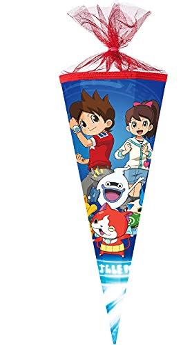 alles-meine.de GmbH stabile Spitze - aus Kunststoff - verschiedenes Zubehör frei wählbar - passend für Schultüte - Yo-Kai Watch - 22/35 / 50/70 / 85 cm - Zuckertüte - All.. von alles-meine.de GmbH