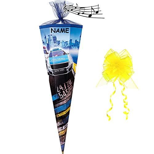 alles-meine.de GmbH stabile Spitze - aus Kunststoff - verschiedenes Zubehör frei wählbar - passend für mit Sound Effekt ! - Schultüte - Polizei Auto - mit Strass - 70/85 cm - Z.. alles-meine.de GmbH stabile Spitze - aus Kunststoff - verschiedenes Zubehör frei wählbar - passend für mit Sound Effekt ! - Schultüte - Polizei Auto - mit Strass - 70/85 cm - Z.. von alles-meine.de GmbH