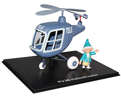 alles-meine.de GmbH unser Sandmännchen Figur - Hubschrauber PU 88 - Set incl. Vitrine - Miniatur Figur Traummobile - Sandmann - Sammlermodell - Sammelfigur auch für Puppenstube -.. von alles-meine.de GmbH