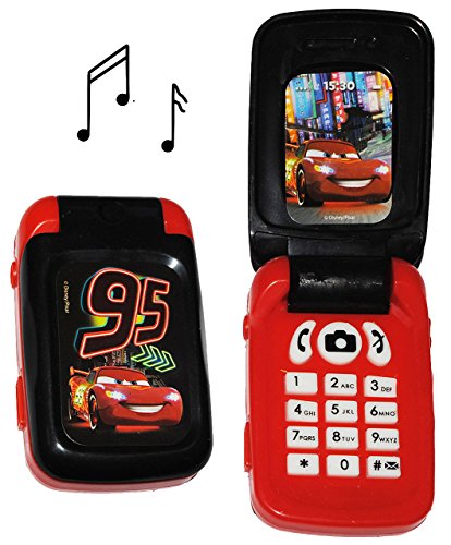 alles-meine.de GmbH elektrisches Handy mit Sound - Cars Lightning McQueen - für Kinder/Jungen - Auto Kinderhandy/Spielzeughandy - Spielzeugtelefon - Klapphandy Telefon - Lern.. alles-meine.de GmbH elektrisches Handy mit Sound - Cars Lightning McQueen - für Kinder/Jungen - Auto Kinderhandy/Spielzeughandy - Spielzeugtelefon - Klapphandy Telefon - Lern.. von alles-meine.de GmbH