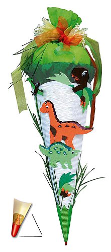 komplette Füllung - Circa 200 Teile - für BASTELSET Schultüte - Dinosaurier - mit Holzspitze - für ALLE Zuckertüte Roth - ALLE Größen - 6 eckig Saurier Dinos .. von alles-meine.de GmbH