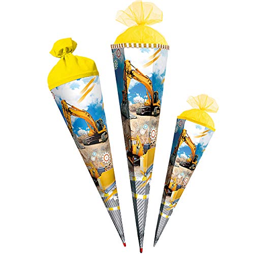 komplette Füllung - Circa 200 Teile - für Schultüte - Bagger - Baufahrzeuge - Kran & Baustelle - mit Holzspitze - 6 eckig - für ALLE Zuckertüte - Roth.. komplette Füllung - Circa 200 Teile - für Schultüte - Bagger - Baufahrzeuge - Kran & Baustelle - mit Holzspitze - 6 eckig - für ALLE Zuckertüte - Roth.. von alles-meine.de GmbH
