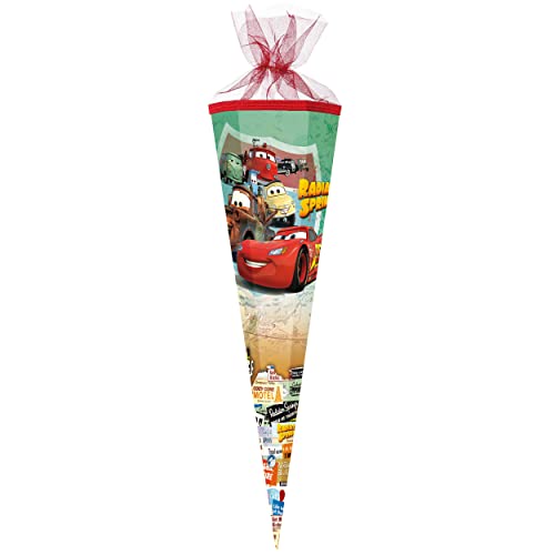 alles-meine.de GmbH komplette Füllung - Circa 200 Teile - für Schultüte - Cars - Auto - Lightning McQueen - 6 eckig - für ALLE Zuckertüte - mit/ohne Kunststoff S.. von alles-meine.de GmbH