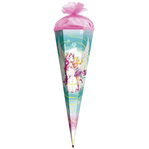 komplette Füllung - Circa 200 Teile - für Schultüte - magisches Einhorn - Pferd - eckig - für ALLE Zuckertüte - Roth - mit Holzspitze - für Mädche.. von alles-meine.de GmbH