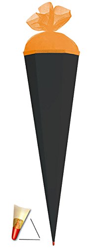 komplette Füllung - Circa 200 Teile - für Schultüte - Rohling - schwarz - Abschluß grün - mit Holzspitze / - für ALLE Zuckertüte Roth - zum Basteln, Bem.. von alles-meine.de GmbH