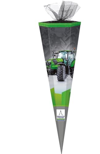personalisierte 3D LED Licht & Leucht - Schleife - verschiedenes Zubehör frei wählbar - passend für Schultüte - Traktor & Landmaschine - Deutz - 50/70 /.. von alles-meine.de GmbH