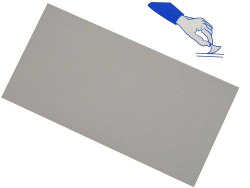 alles-meine.de GmbH Selbstklebender Reparatur Aufkleber Flicken - Nylon - grau/hellgrau - wasserabweisend - für Bekleidung Regenartikel/ideal für Leder Sofa - Regenbekleidung.. von alles-meine.de GmbH