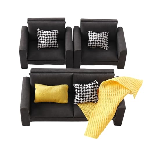 1/12 Skala Holzcouch EIN Sofa Modell Miniaturmöbel Für Realistische Puppenhouses Displays 1/12 Skala Holzcouch EIN Sofa Modell Miniaturmöbel Für Realistische Puppenhouses Displays von alloneslife