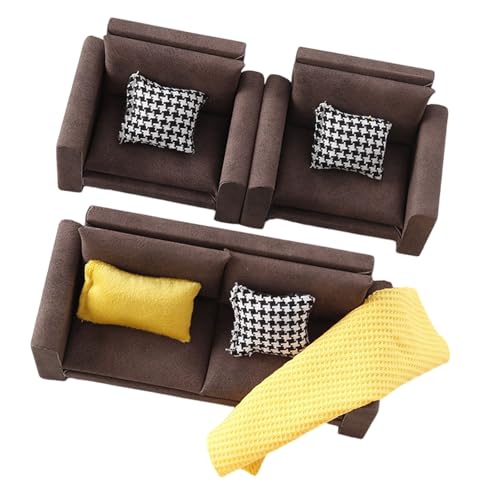 1/12 Skala Holzcouch EIN Sofa Modell Miniaturmöbel Für Realistische Puppenhouses Displays 1/12 Skala Holzcouch EIN Sofa Modell Miniaturmöbel Für Realistische Puppenhouses Displays von alloneslife