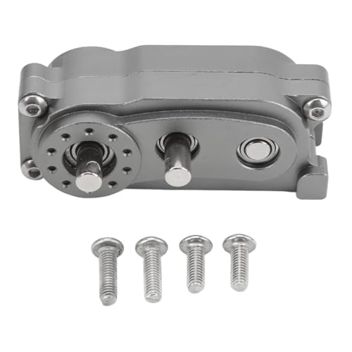 Aluminium-Transfergehäuse für 313-mm-Achsen, 1/10 Remote-Rock-Crawler, Doppelgeschwindigkeitsgetriebe, Metallgehäuse, Aluminium-Getriebe von alloneslife