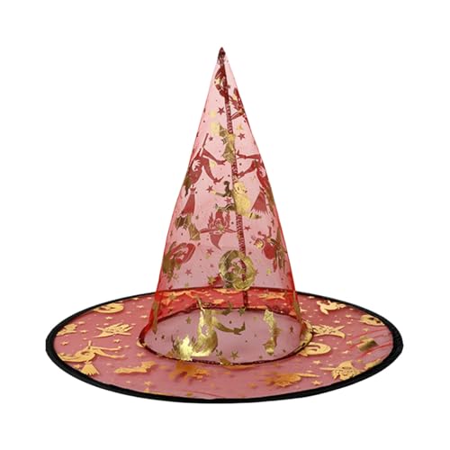 Hexenhut, Unisex, 33 cm hoch, spitz, Zauberer, Cosplay, Hut für Damen, Herren, Kinder, Halloween, Kostüm, Zubehör, Hexenkostüm, Zubehör, 5 Stück Hexenhut, Unisex, 33 cm hoch, spitz, Zauberer, Cosplay, Hut für Damen, Herren, Kinder, Halloween, Kostüm, Zubehör, Hexenkostüm, Zubehör, 5 Stück von alloneslife