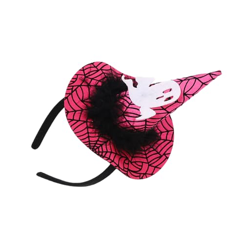 Hexenkappen für alle Altersgruppen, Cosplay, Party, Requisiten, Halloween, Kostüm, Haarband, Karneval, spitzer Hut, Stirnband mit Spinnennetz Hexenkappen für alle Altersgruppen, Cosplay, Party, Requisiten, Halloween, Kostüm, Haarband, Karneval, spitzer Hut, Stirnband mit Spinnennetz von alloneslife
