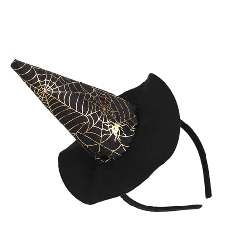 Hexenkappen für alle Altersgruppen, Cosplay, Party, Requisiten, Halloween, Kostüm, Haarband, Karneval, spitzer Hut, Stirnband mit Spinnennetz Hexenkappen für alle Altersgruppen, Cosplay, Party, Requisiten, Halloween, Kostüm, Haarband, Karneval, spitzer Hut, Stirnband mit Spinnennetz von alloneslife