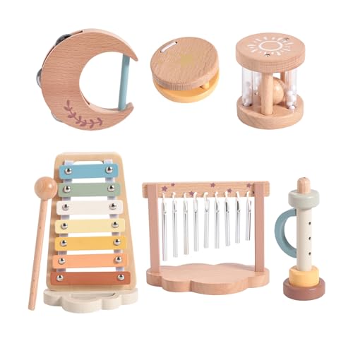 Hölzernes Percussion Spielzeug Set Für Babys Pädagogische Sensorische Musikset Mit Xylophon Und Drum Early Development Hölzernes Percussion Spielzeug Set Für Babys Pädagogische Sensorische Musikset Mit Xylophon Und Drum Early Development von alloneslife