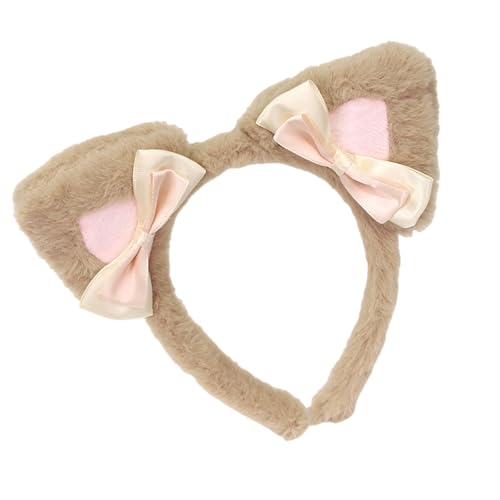 Komfortable, schöne Schleife, Kostüm-Zubehör, Stirnbänder für Halloween, Weihnachten, Partys, Plüsch-Kopfbedeckung, Katzenohren-Haarbänder von alloneslife