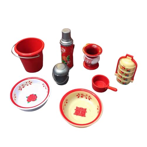 Miniatur-Küchenwaschwanne Spielzeug mit Retro-Design für Puppenhäuser und Sammler, leicht zu reinigende Puppenhäuser, Möbel Miniatur-Küchenwaschwanne Spielzeug mit Retro-Design für Puppenhäuser und Sammler, leicht zu reinigende Puppenhäuser, Möbel von alloneslife