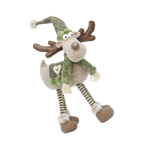 Plüsch Rentier Figur 21 7 Zoll Gefülltes Hirschspielzeug Weihnachtsdekoration Für Mantles Esstisch Holiday Office Weihnachten Stoff Hirsche von alloneslife