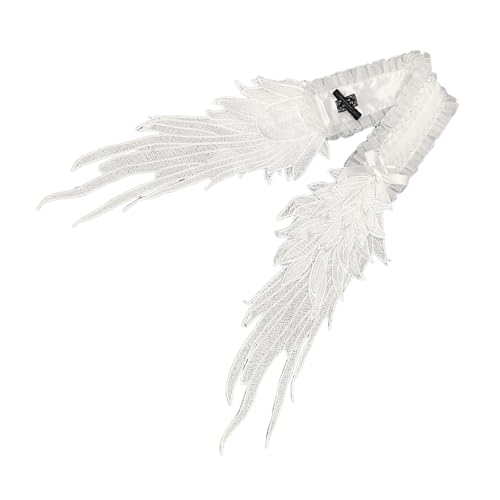 Stylischer Flügel-Kopfschmuck für Abschlussbälle, Geburtstag, Cosplay, weiße Kopfbedeckung, Halloween-Schleifen, bezaubernde Haar-Kopfbedeckung Stylischer Flügel-Kopfschmuck für Abschlussbälle, Geburtstag, Cosplay, weiße Kopfbedeckung, Halloween-Schleifen, bezaubernde Haar-Kopfbedeckung von alloneslife