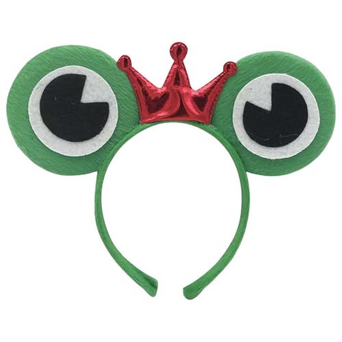 Stylischer Frosch-Kopfschmuck, Abschlussball, Geburtstag, lustige Kopfbedeckung, Halloween-Kronen, bezaubernde Haar-Kopfbedeckung Stylischer Frosch-Kopfschmuck, Abschlussball, Geburtstag, lustige Kopfbedeckung, Halloween-Kronen, bezaubernde Haar-Kopfbedeckung von alloneslife