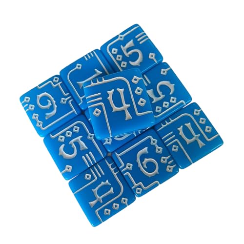 Taktile Acrylic Industrial Themed Number Dices von alloneslife