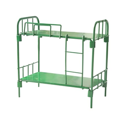 alloneslife 1/12 Skala Miniatur Etagenbett Mit Leiter Für Puppenhäuser Dekore von alloneslife