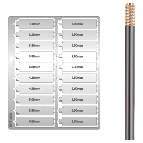alloneslife 20pcs Metallmodell Loch Stanzkits Sanfter Operationen Flacher Bodener Kreisförmiger Lochhersteller Für Hobbyisten Die Versorgung Erstellen alloneslife 20pcs Metallmodell Loch Stanzkits Sanfter Operationen Flacher Bodener Kreisförmiger Lochhersteller Für Hobbyisten Die Versorgung Erstellen von alloneslife