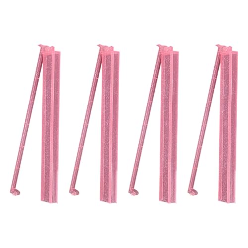 alloneslife 4PCS Modern America Mahjong Rack Set Mit Gleitendem Pusher Clear Acrylfliesenhalter Für Home Club Game Night Push Ruler Rack von alloneslife