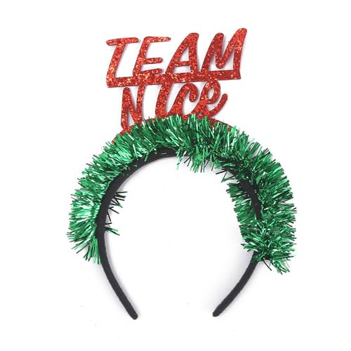 alloneslife Adult Teens Tinsel Pailletten Brief Stirnband Frau Festival Haar Hoop Weihnachten Machen Fotos Carnivals Party Kopfbedeckung alloneslife Adult Teens Tinsel Pailletten Brief Stirnband Frau Festival Haar Hoop Weihnachten Machen Fotos Carnivals Party Kopfbedeckung von alloneslife