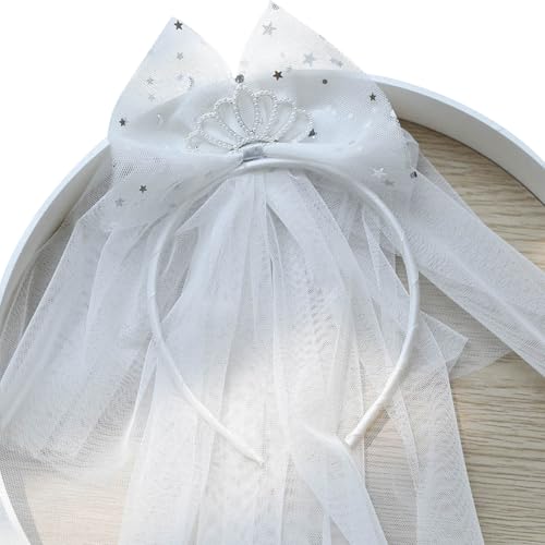 alloneslife Bequemes Stirnband mit Schleife und Netzstoff, für Geburtstagsparty, Kopfschmuck für Kinder im Alter von 1–8 Jahren zum Verkleiden von Veranstaltungen alloneslife Bequemes Stirnband mit Schleife und Netzstoff, für Geburtstagsparty, Kopfschmuck für Kinder im Alter von 1–8 Jahren zum Verkleiden von Veranstaltungen von alloneslife