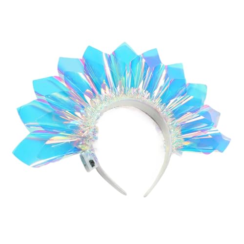 alloneslife Blinkendes Lametta-Haarband, glitzernd, beleuchtet, Kopfbedeckung, Lametta, Weihnachtsfeier, Requisiten, Lametta, Geschenk, Stirnband alloneslife Blinkendes Lametta-Haarband, glitzernd, beleuchtet, Kopfbedeckung, Lametta, Weihnachtsfeier, Requisiten, Lametta, Geschenk, Stirnband von alloneslife