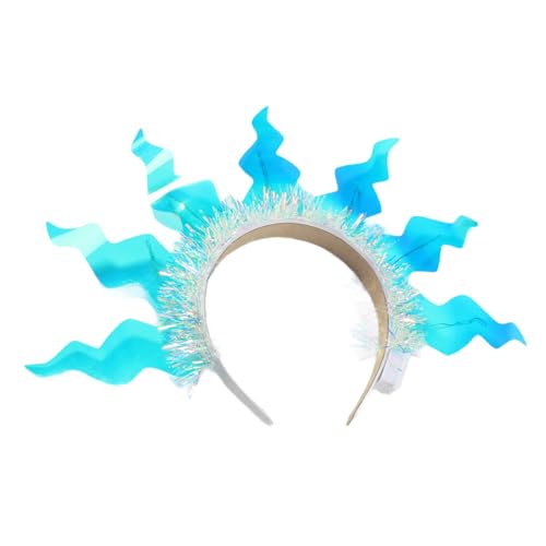 alloneslife Blinkendes Lametta-Haarband, glitzernd, beleuchtet, Kopfbedeckung, Lametta, Weihnachtsfeier, Requisiten, Lametta, Geschenk, Stirnband alloneslife Blinkendes Lametta-Haarband, glitzernd, beleuchtet, Kopfbedeckung, Lametta, Weihnachtsfeier, Requisiten, Lametta, Geschenk, Stirnband von alloneslife