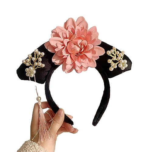 alloneslife Chinesische Prinzessinnen-Haarreif, traditionelles Kostüm, Kopfbedeckung für Mädchen und Frauen, chinesischer Kopfschmuck für Cosplay alloneslife Chinesische Prinzessinnen-Haarreif, traditionelles Kostüm, Kopfbedeckung für Mädchen und Frauen, chinesischer Kopfschmuck für Cosplay von alloneslife