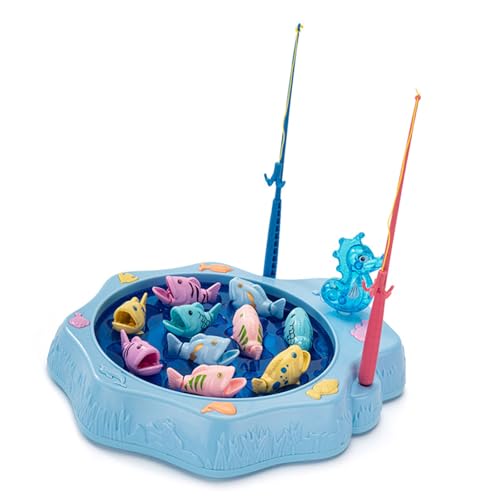 alloneslife Drehes Fischereispiel Für Kinder Mit 10 Fisch Und 2 Bildungsspielzeugbatterien alloneslife Drehes Fischereispiel Für Kinder Mit 10 Fisch Und 2 Bildungsspielzeugbatterien von alloneslife
