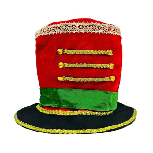 alloneslife Drummer Unisex Spielzeug Soldat Cap für Paraden und Auftritte Atmungsaktives Design mit goldenen dekorativen Details Gold getrimmter Dirigentenhut alloneslife Drummer Unisex Spielzeug Soldat Cap für Paraden und Auftritte Atmungsaktives Design mit goldenen dekorativen Details Gold getrimmter Dirigentenhut von alloneslife