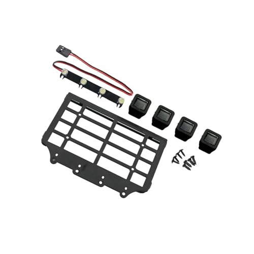 alloneslife Fernbedienungsauto Dachträger Mit LED Leuchten Für 1 12 Skalierungsmodelle Metall Gepäckträger Upgrade Teile alloneslife Fernbedienungsauto Dachträger Mit LED Leuchten Für 1 12 Skalierungsmodelle Metall Gepäckträger Upgrade Teile von alloneslife