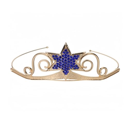 alloneslife Haarreif für Mädchen, glitzernde Kronen für Königin, Geburtstag, robuste Stirnbänder, Foto-Requisiten, elegante Kostüm-Kopfbedeckung von alloneslife